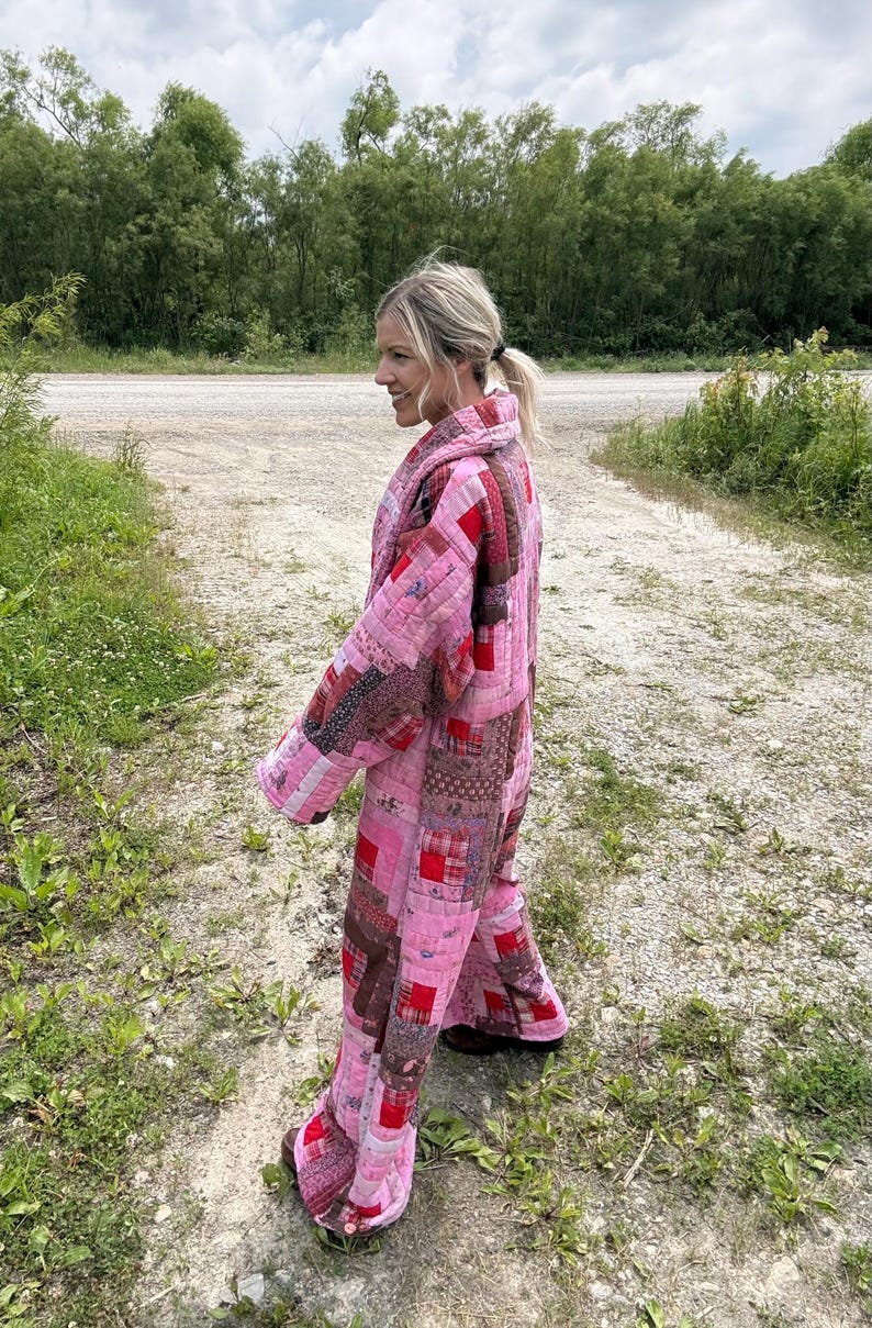 Vintage Patchwork Quilted Jumpsuit 
