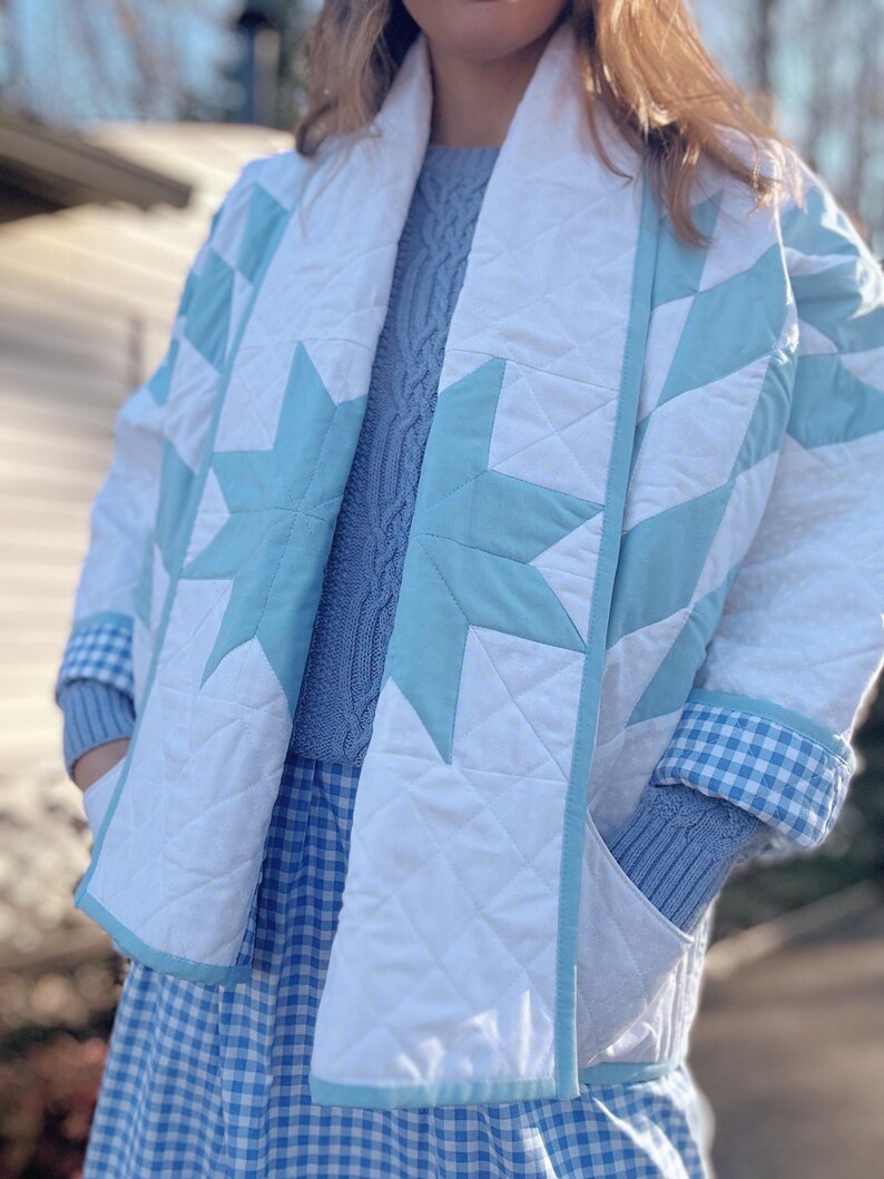 Vintage Quilted Long Coat