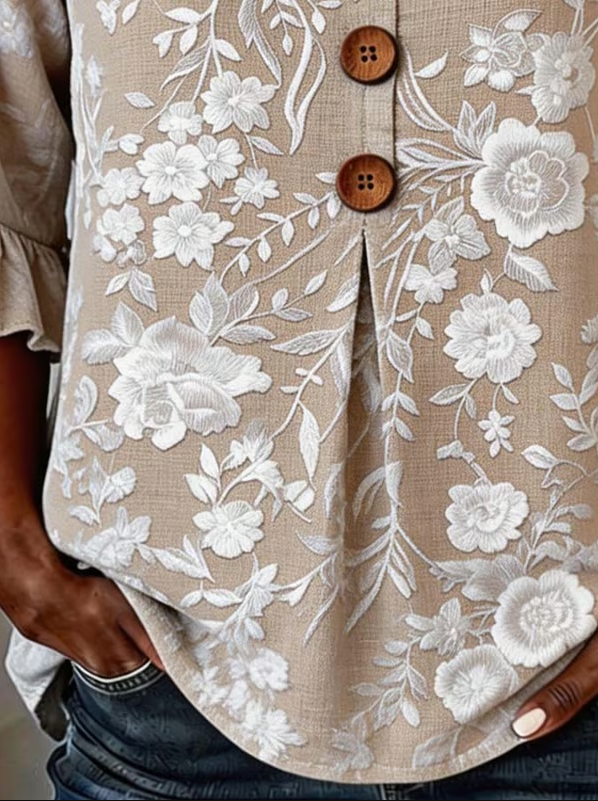 Women'S Casual Printed Top