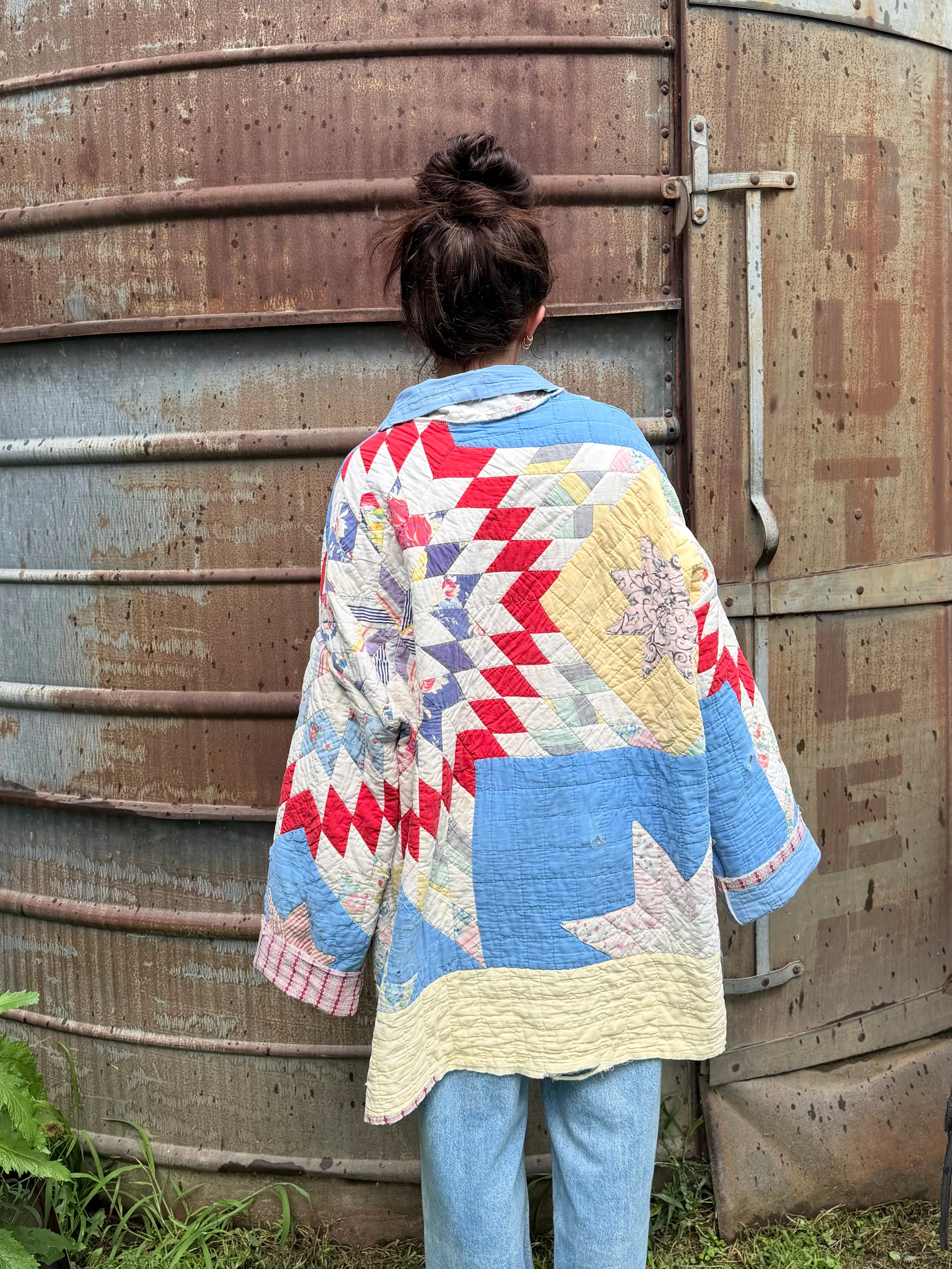 Vintage Quilted Patchwork Jacket