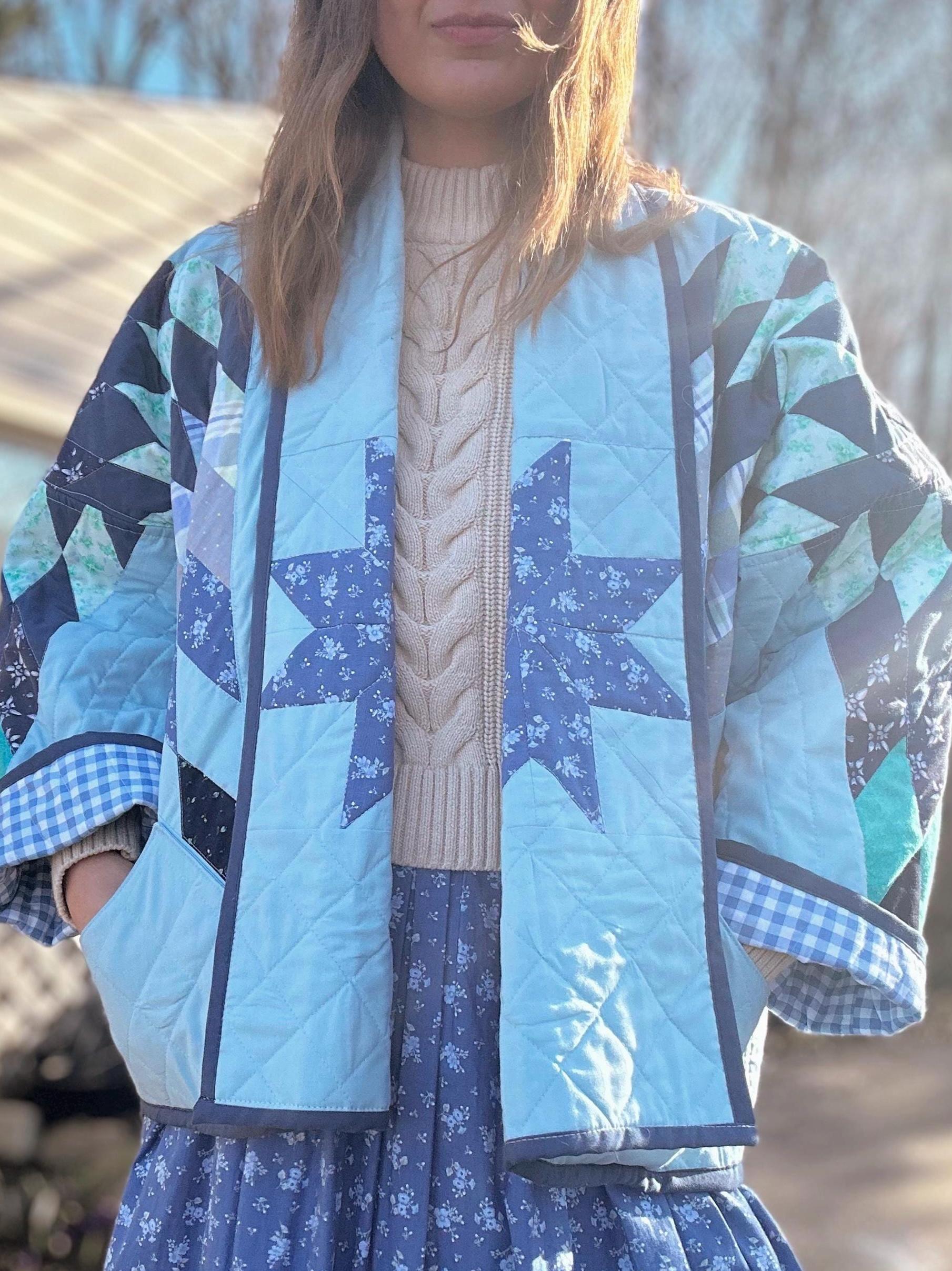 Vintage Quilted Long Coat