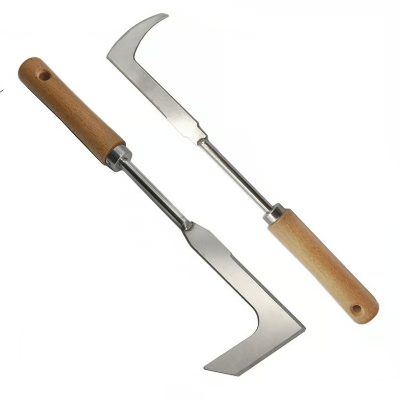 L-Shaped Stainless Steel Crevice Weeding Tool