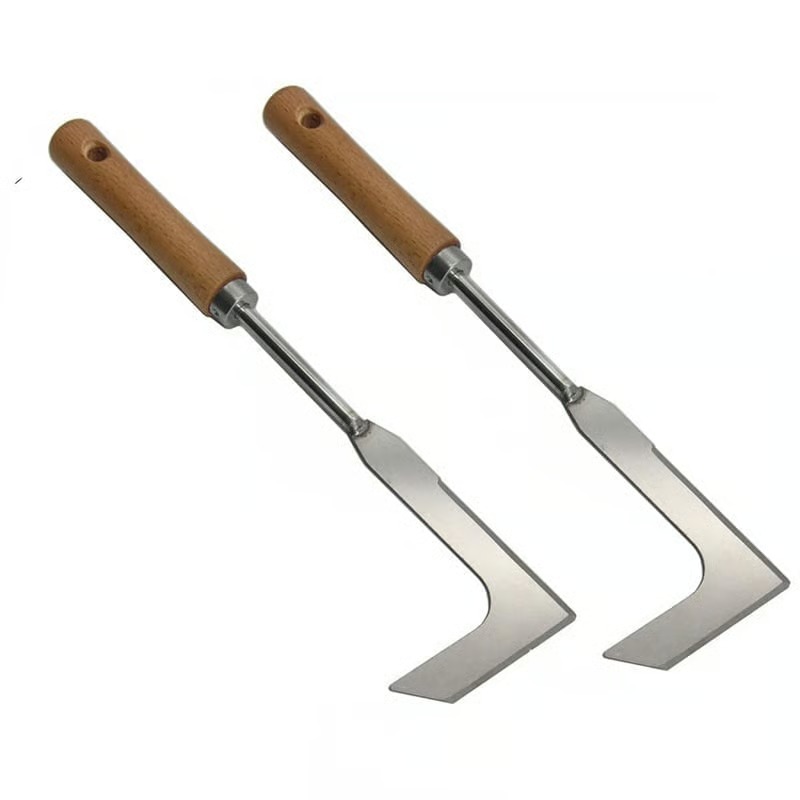 L-Shaped Stainless Steel Crevice Weeding Tool