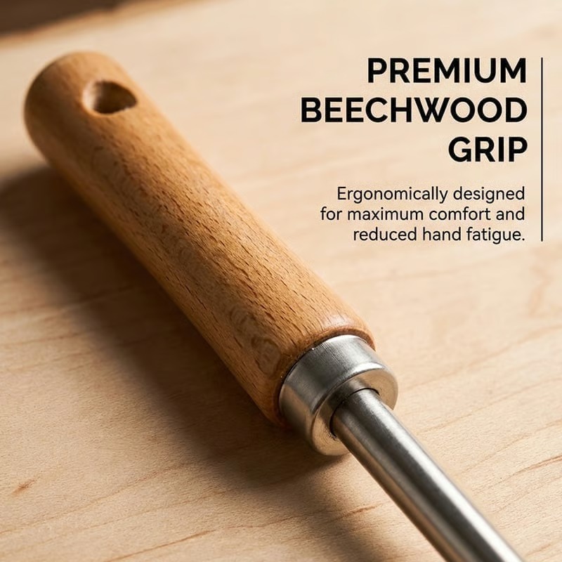 L-Shaped Stainless Steel Crevice Weeding Tool