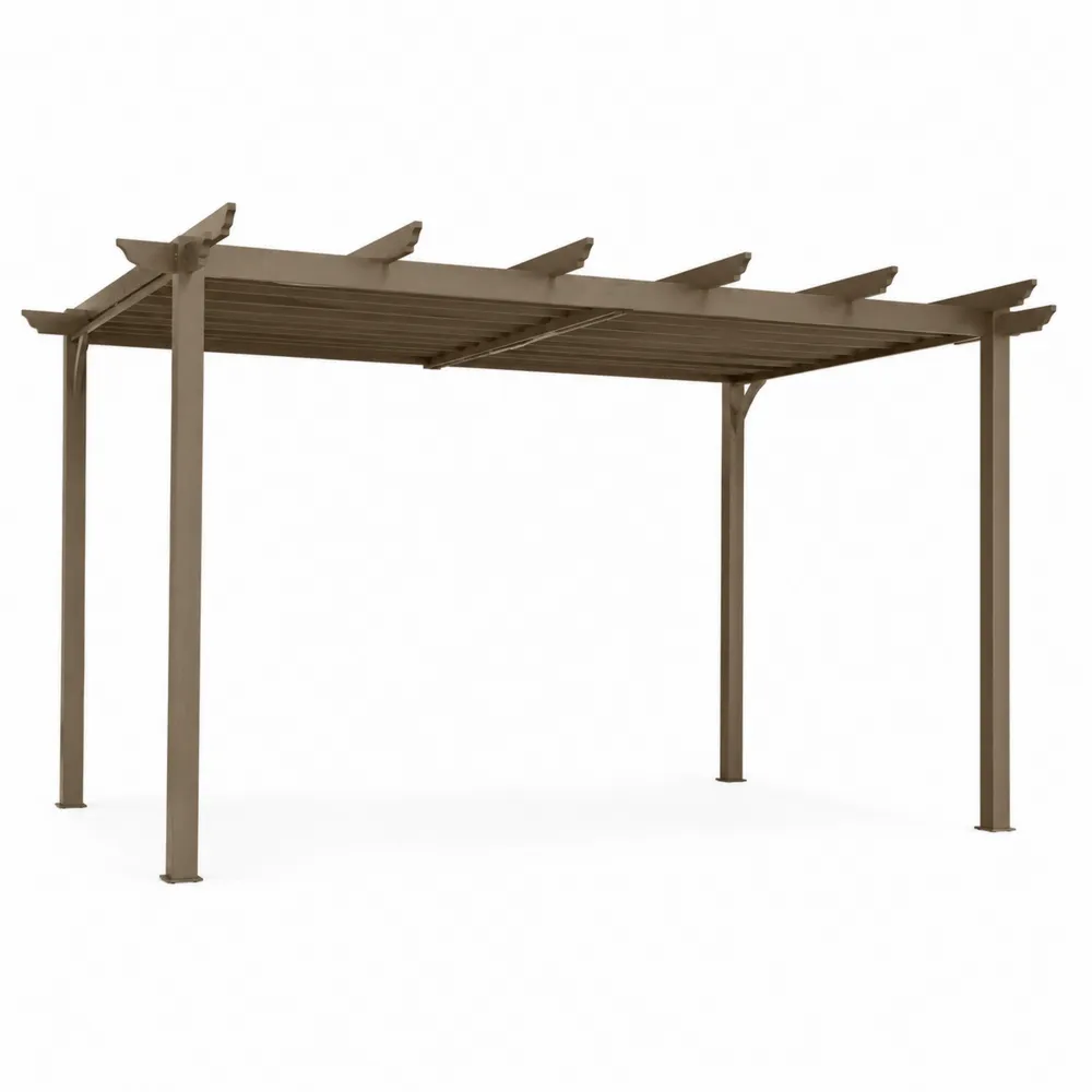 Pergola in alluminio con tetto regolabile 300x400x240 cm-Retrochateaue