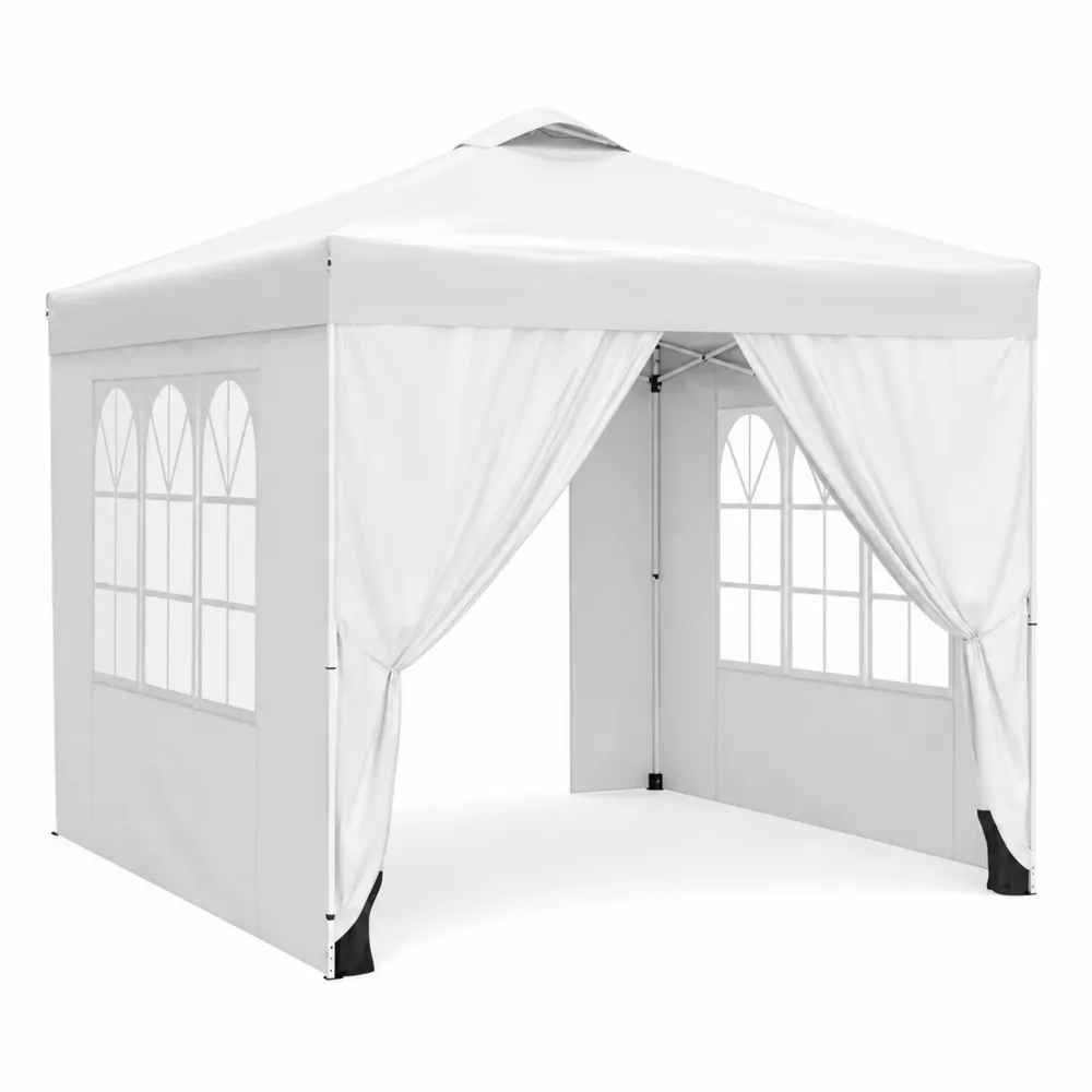 Gazebo da Esterno 3x3m in Tessuto impermeabile con Finestre-Zenhouseeu