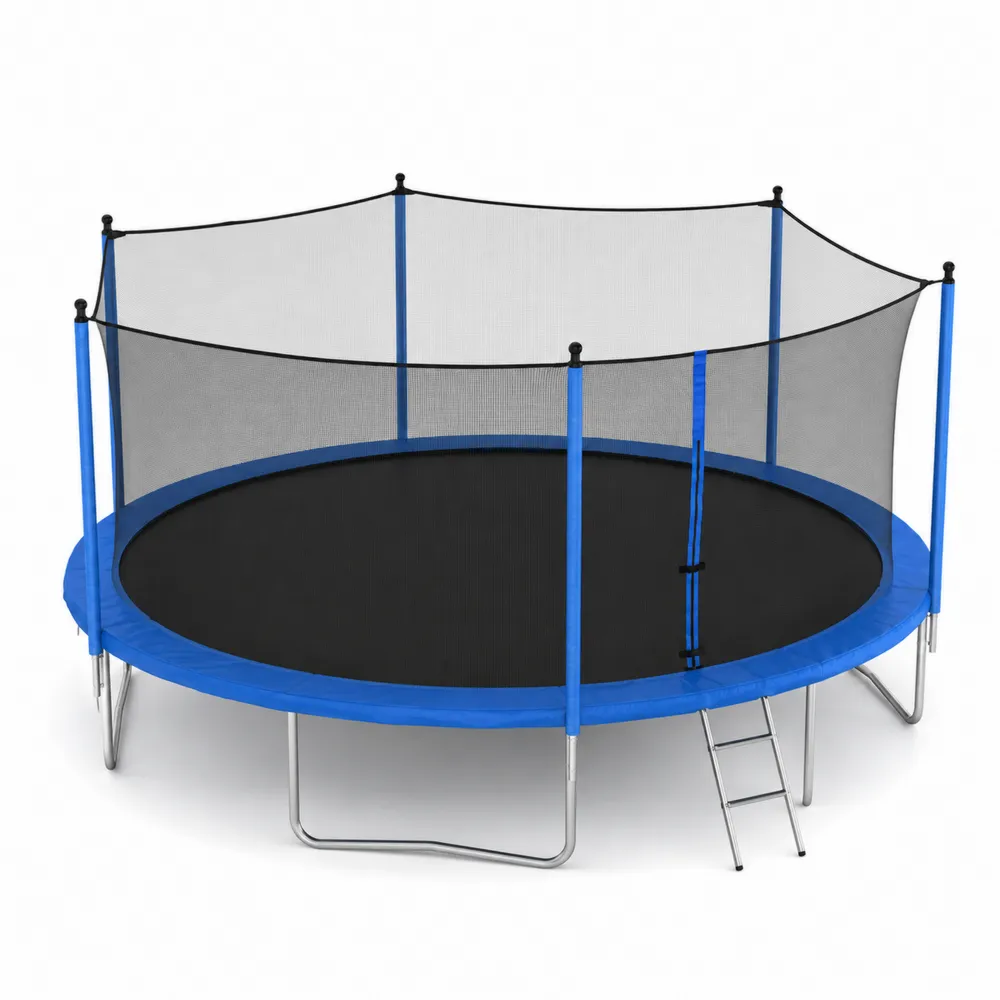 Trampolino in Acciaio con Rete di Sicurezza e Scala - Ø 305 cm-Zenhouseeu