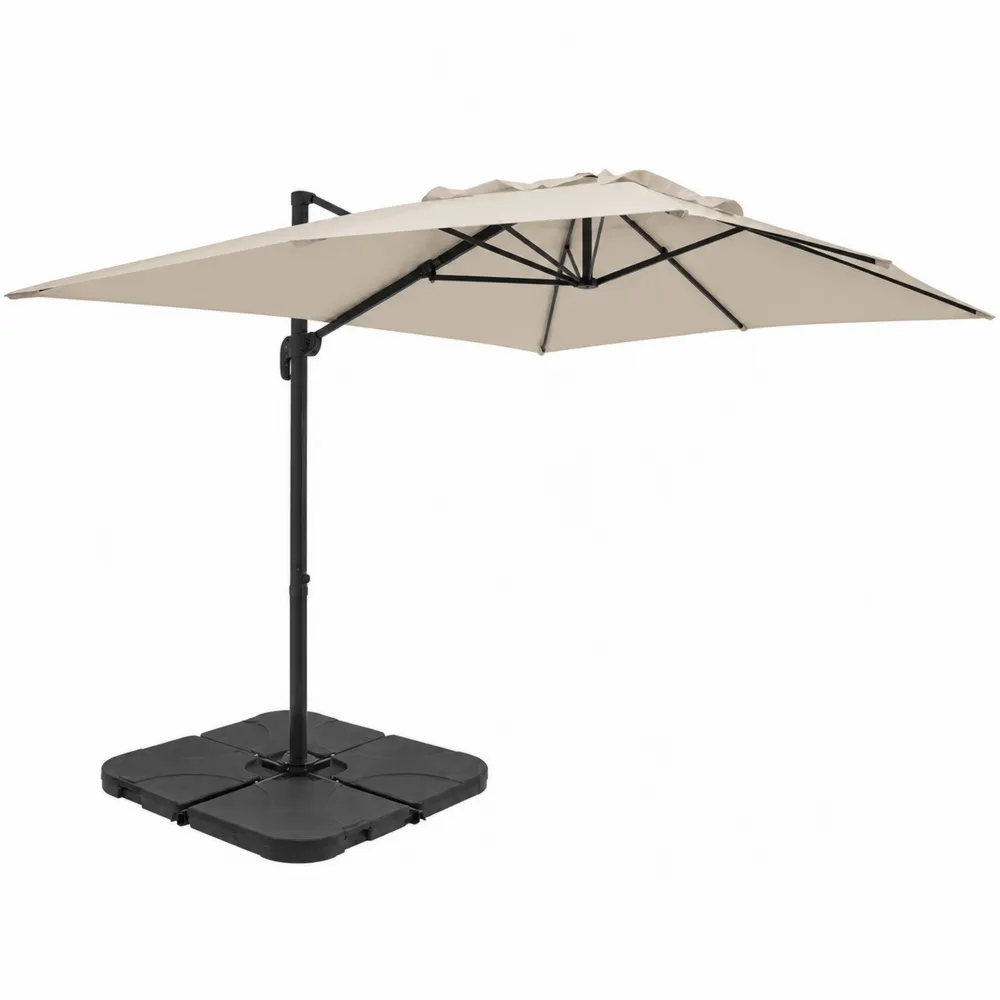 Parasol z bocznym ramieniem 3m beżowy