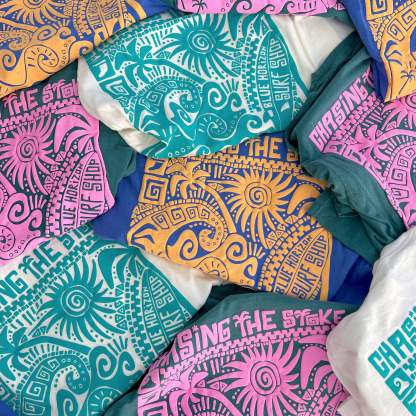Chasing the Stoke Puff-Print Tee
