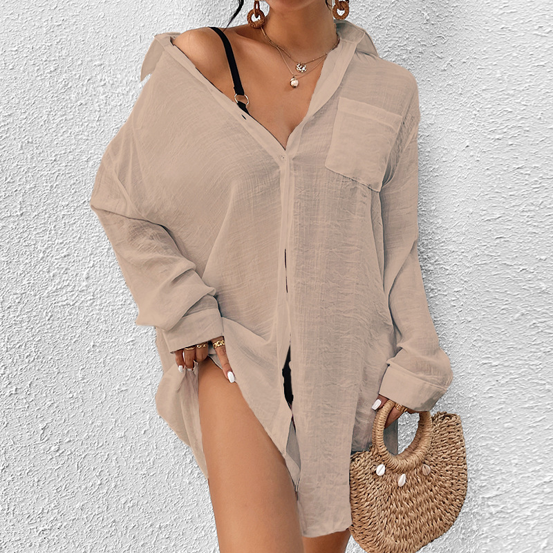 Women's Button Long Sleeve Lapel Shirt(BUY 2 FREE SHIPPING)