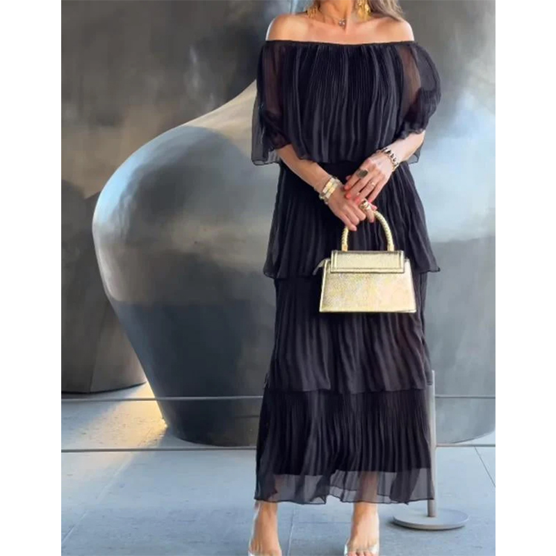🔥🔥🔥🔥ELEGANT CHIFFON CAKE LONG GRESS(BUY 2 FREE SHIPPING)
