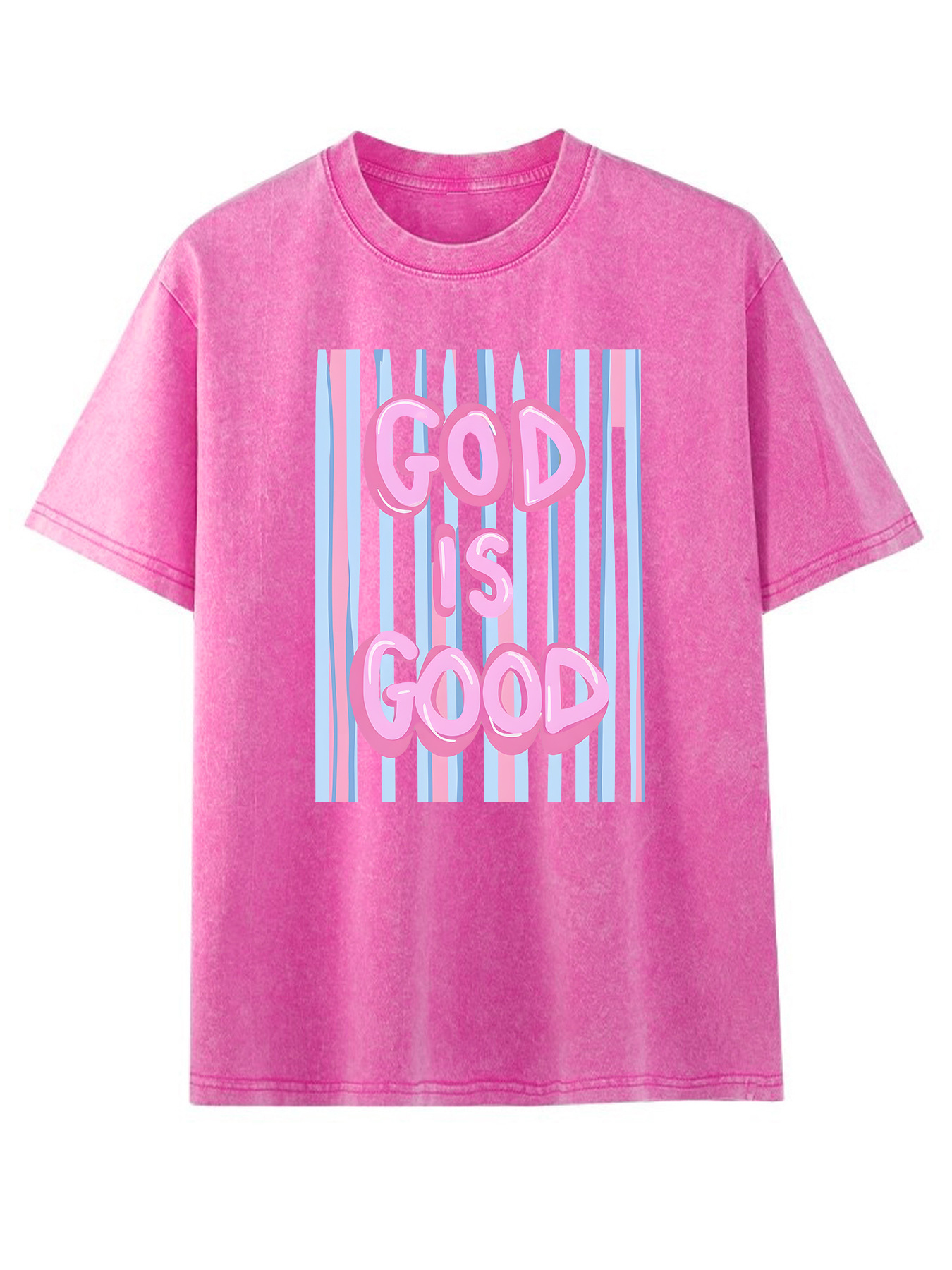  "God Is Good" Washed Cotton Graphic Tee