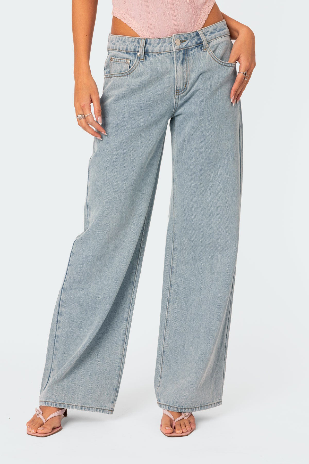 🔥HOT SALE🔥Bow Pocket Relaxed Jeans(BUY 2 FREE SHIPPING)