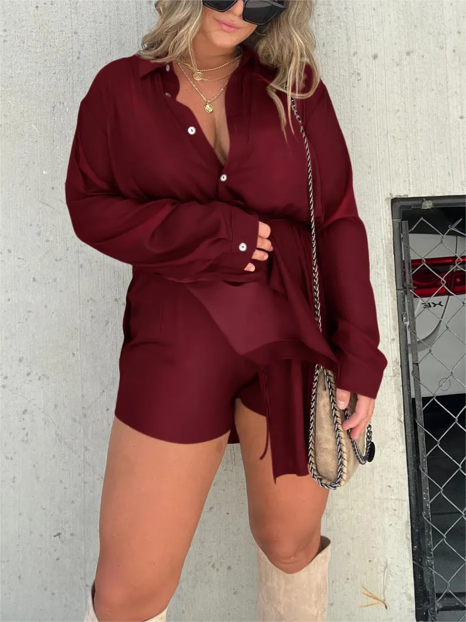 🔥🔥🔥🔥Satin Covered Nights Romper Set (Buy 2 Free Shipping)
