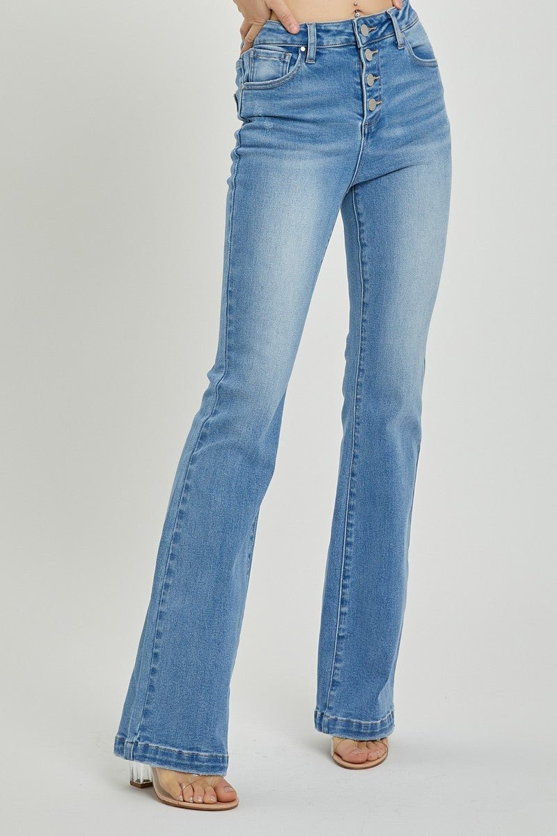 🔥HOT SALE🔥High Rise Button Fly Jeans(BUY 2 FREE SHIPPING)