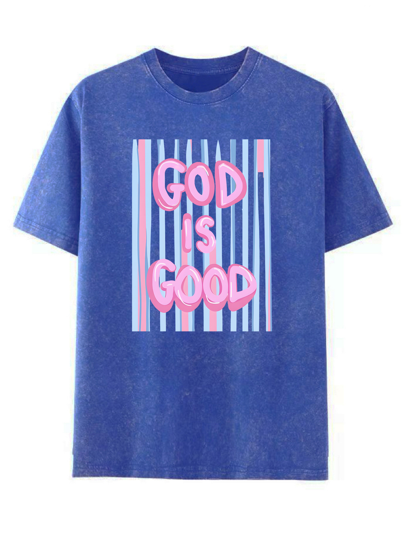  "God Is Good" Washed Cotton Graphic Tee