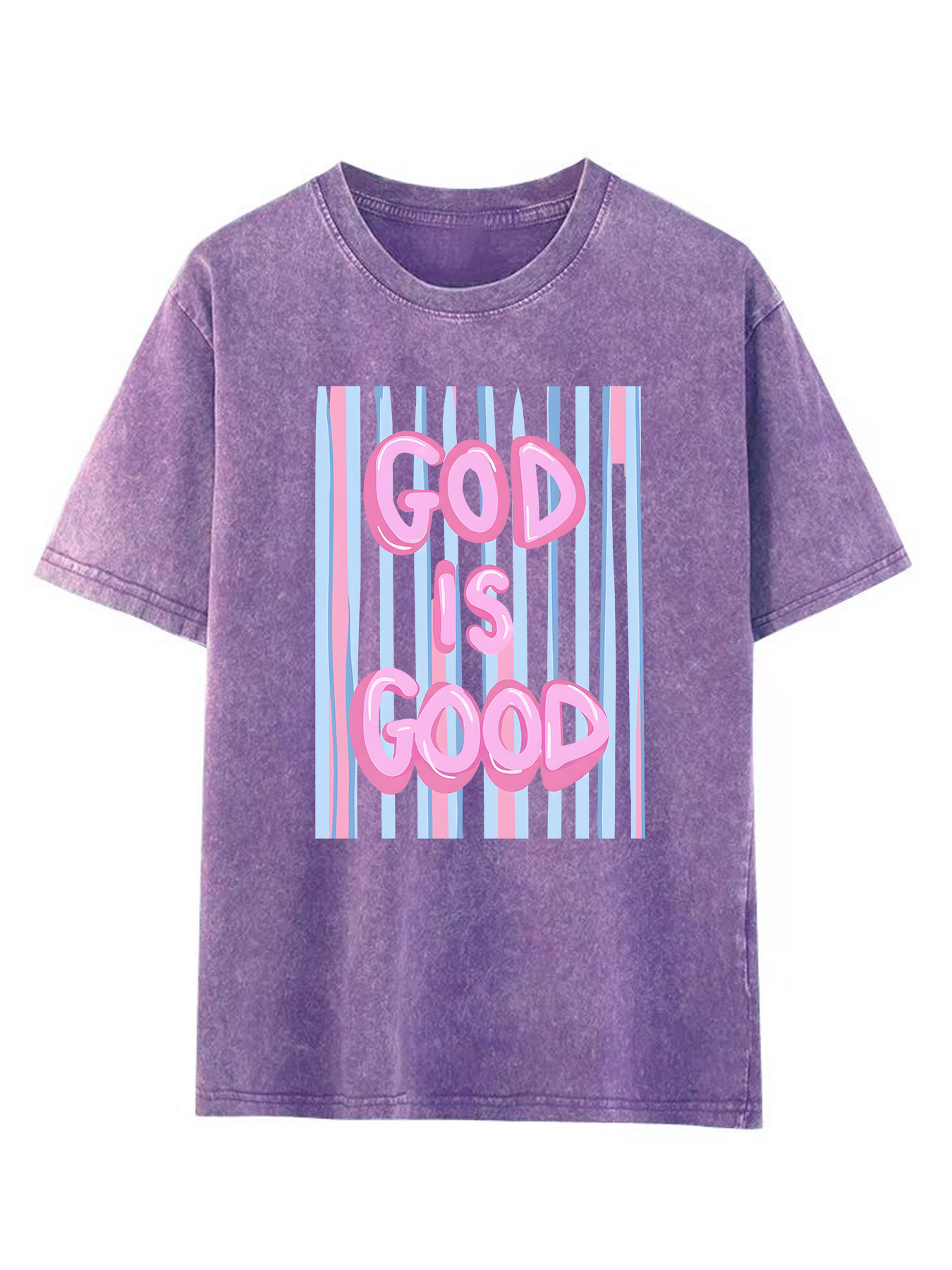  "God Is Good" Washed Cotton Graphic Tee