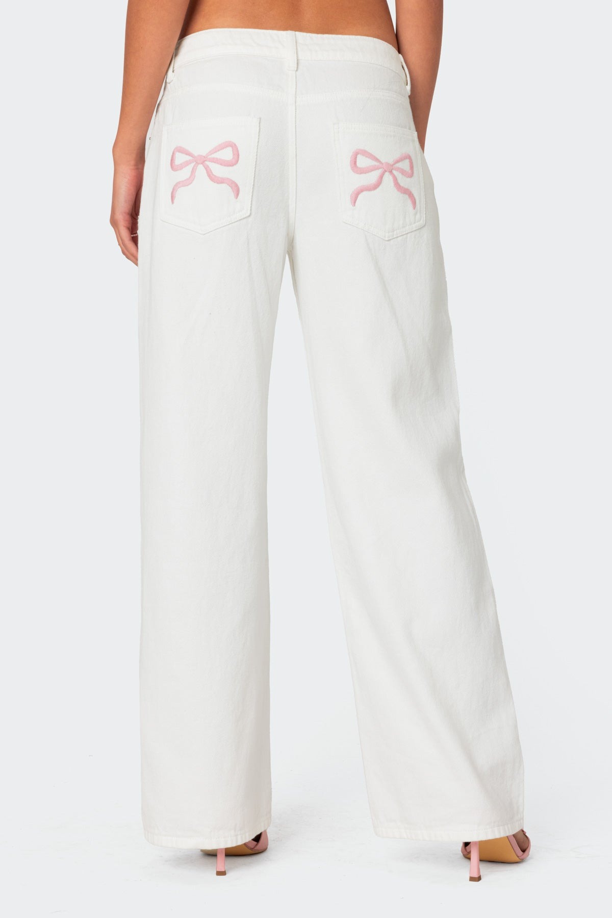 🔥HOT SALE🔥Bow Pocket Relaxed Jeans(BUY 2 FREE SHIPPING)