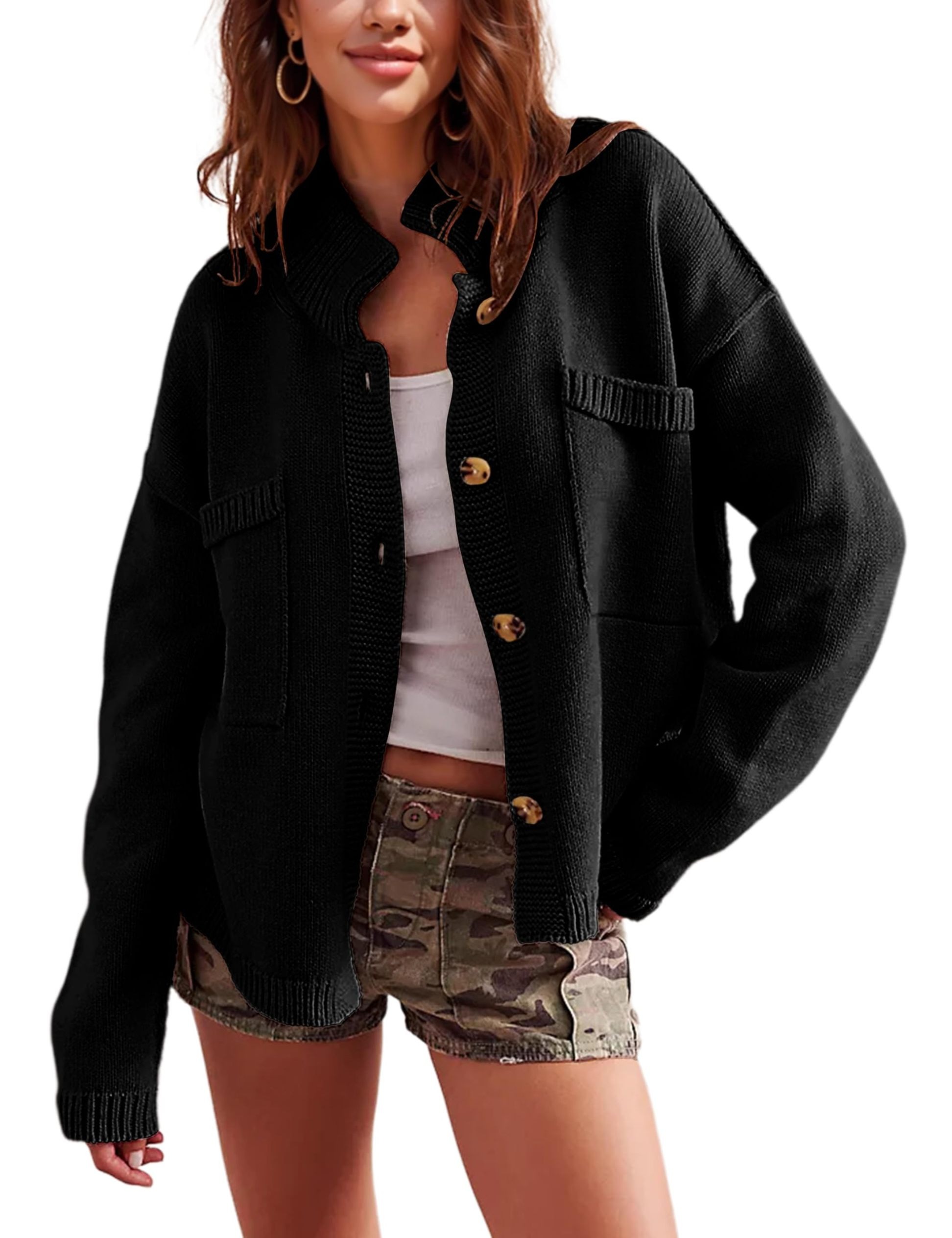 💝💝Wommen's Button Down Knit Sweater Cardigan (Buy 2 Free Shipping)