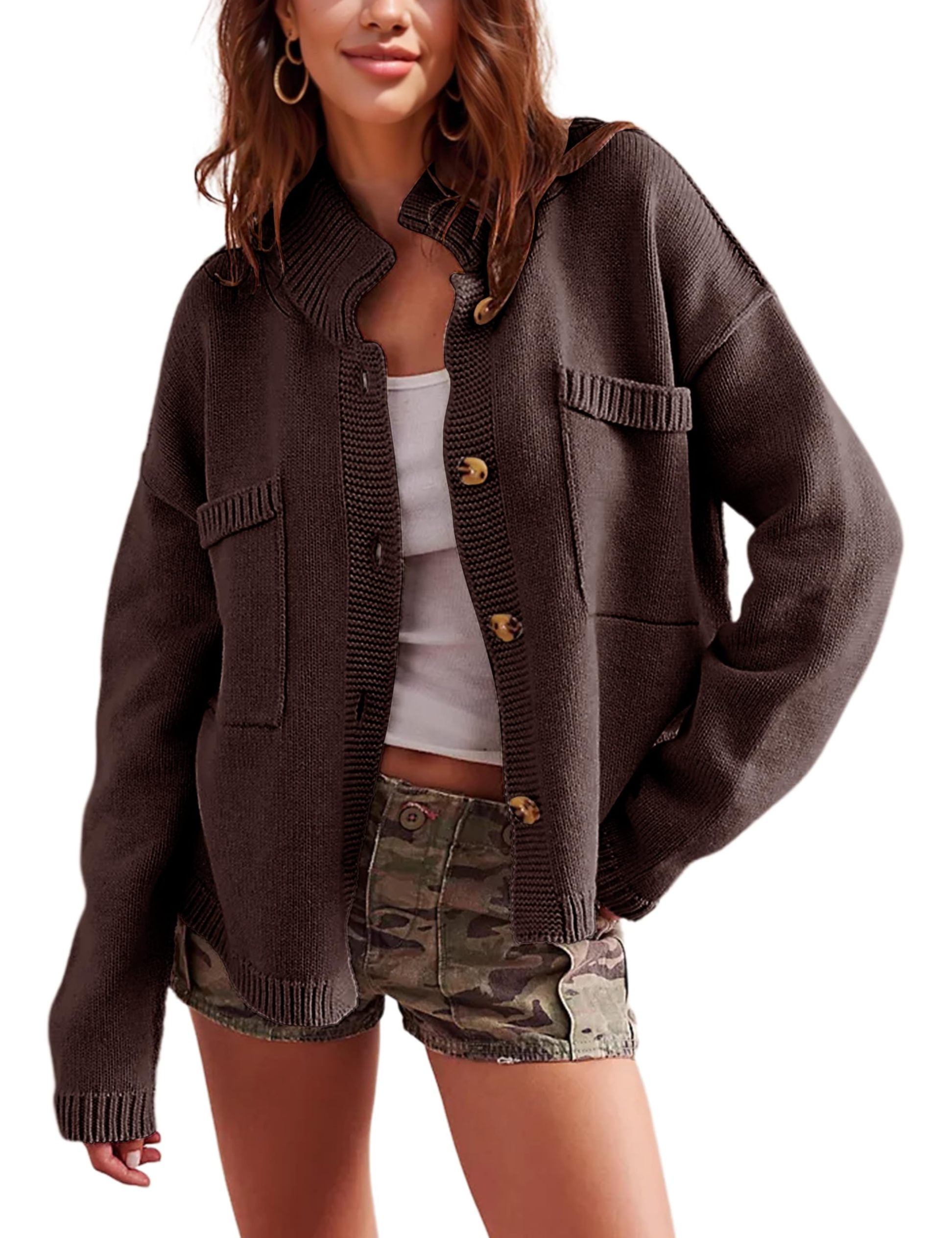 💝💝Wommen's Button Down Knit Sweater Cardigan (Buy 2 Free Shipping)