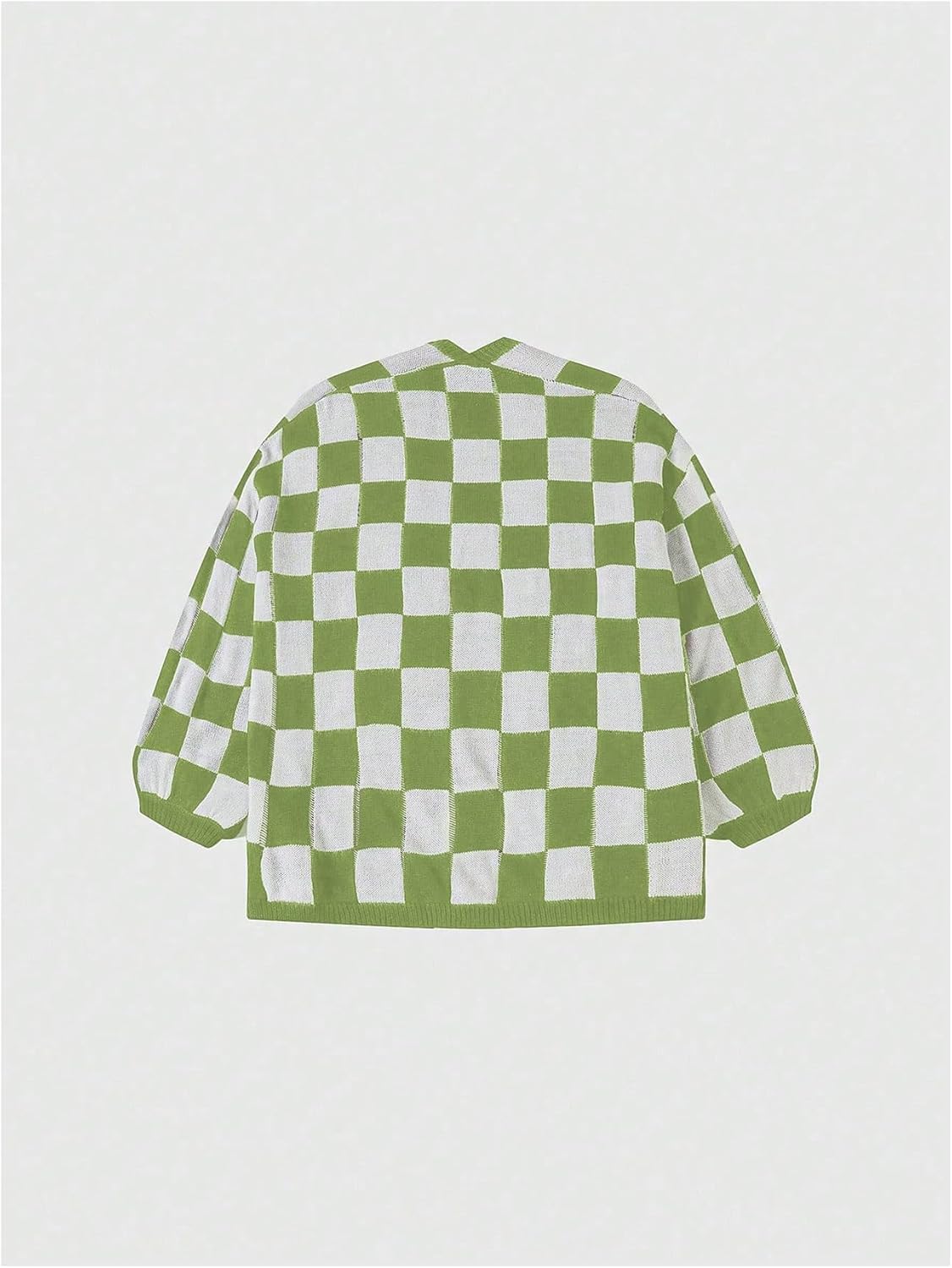 Women's Loose Knitted Plaid Cardigan（BUY 2 FREE SHIPPING)