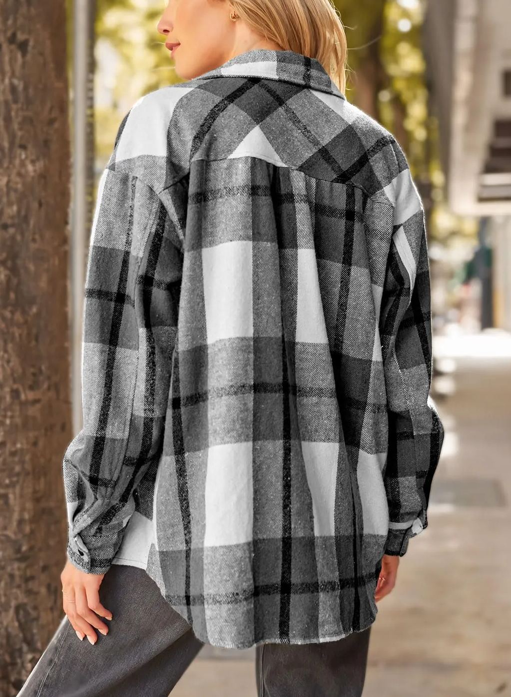 Hot Sale Women's Fall Flannel Plaid Button Down Shirts Jackets (BUY 2 FREE SHIPPING)
