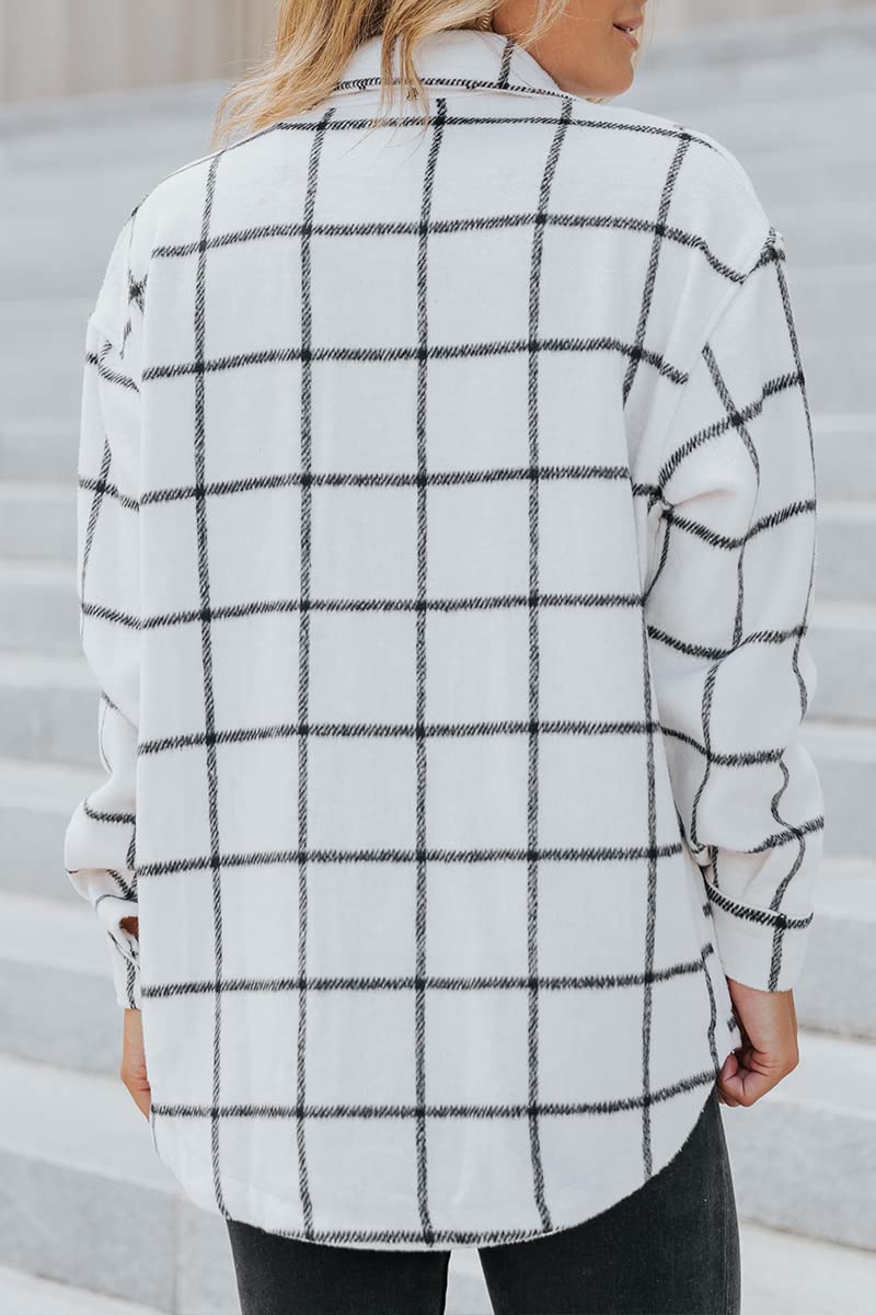 Hot Sale Women's Fall Flannel Plaid Button Down Shirts Jackets (BUY 2 FREE SHIPPING)