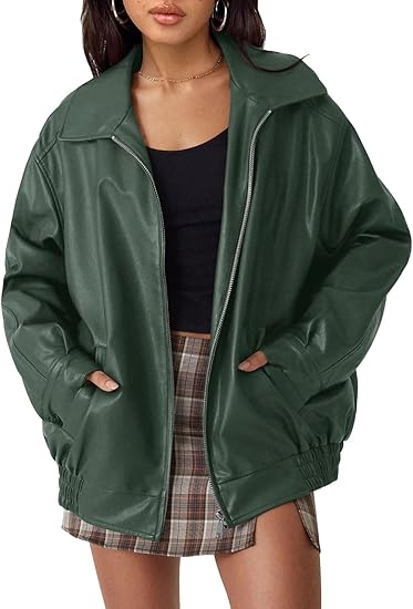 Women's Oversized Faux Suede Leather Jacket(BUY 2 FREE SHIPPING)