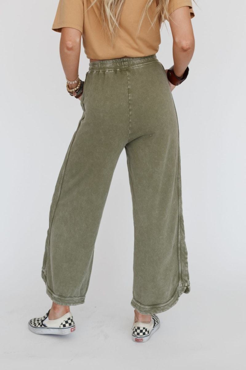 So Comfy Wide Leg Pant Cropped Length (Buy 2 Free Shipping)