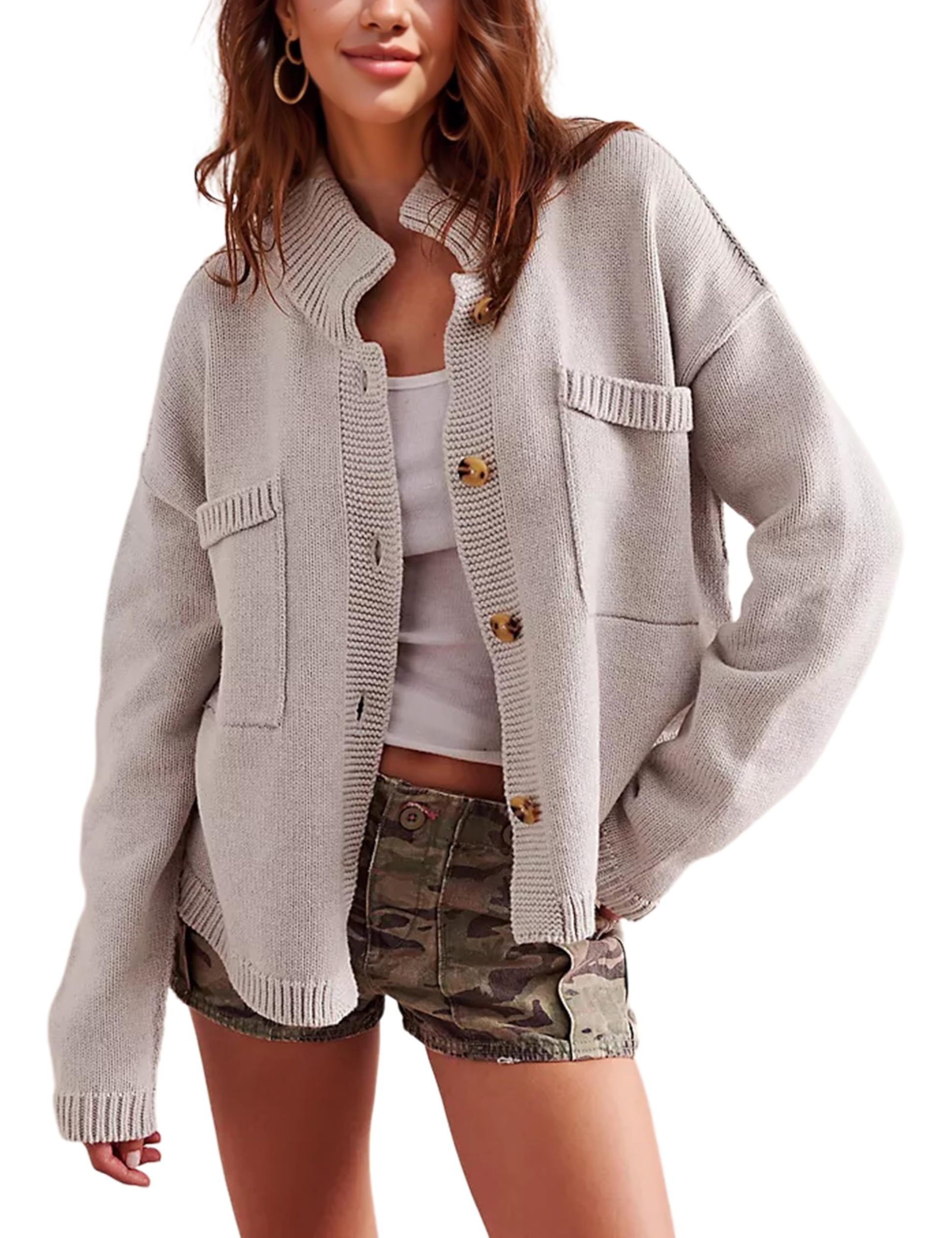 💝💝Wommen's Button Down Knit Sweater Cardigan (Buy 2 Free Shipping)