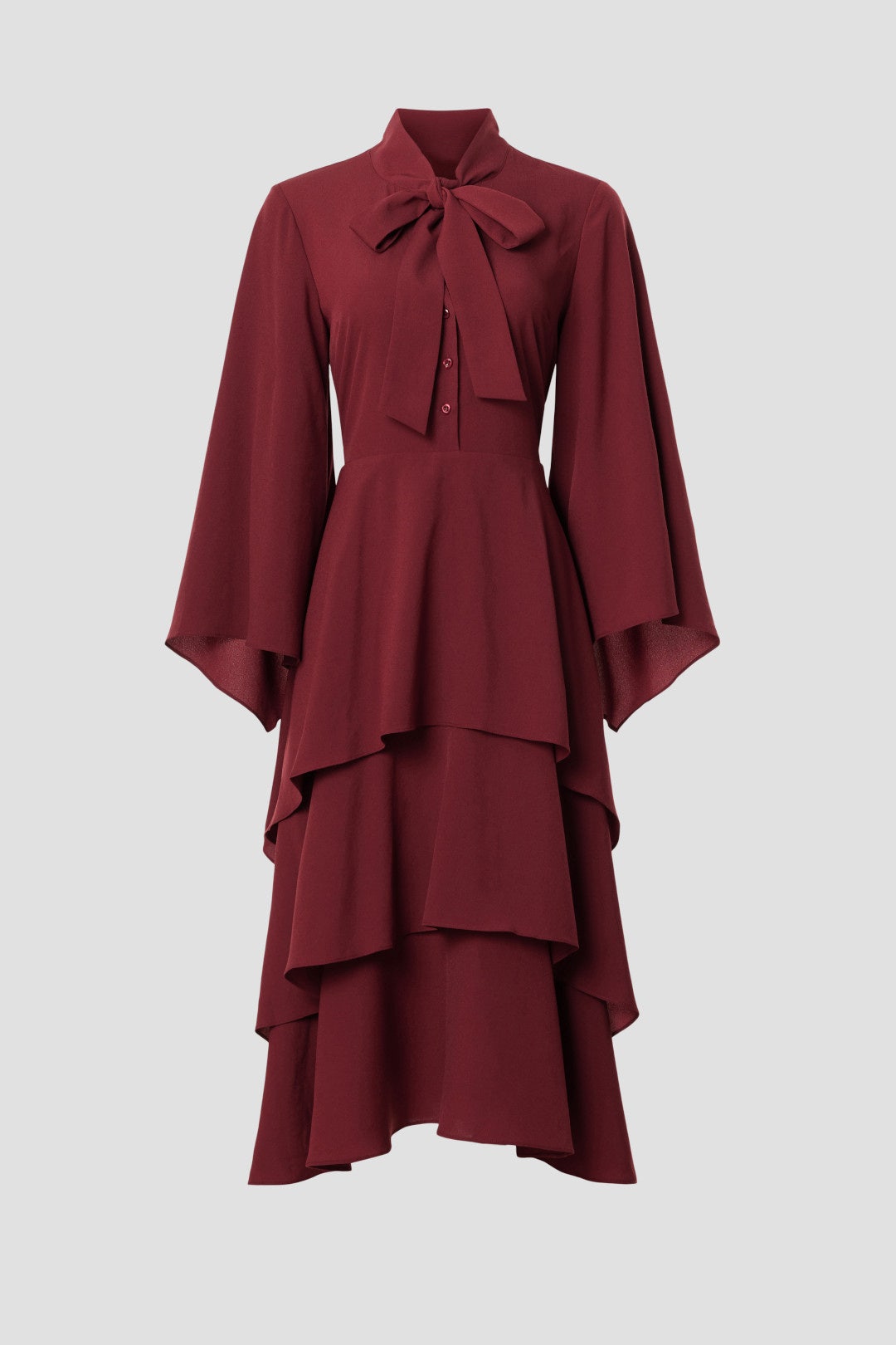 Ruffle Grace Midi Dress（Buy 2 Free Shipping）