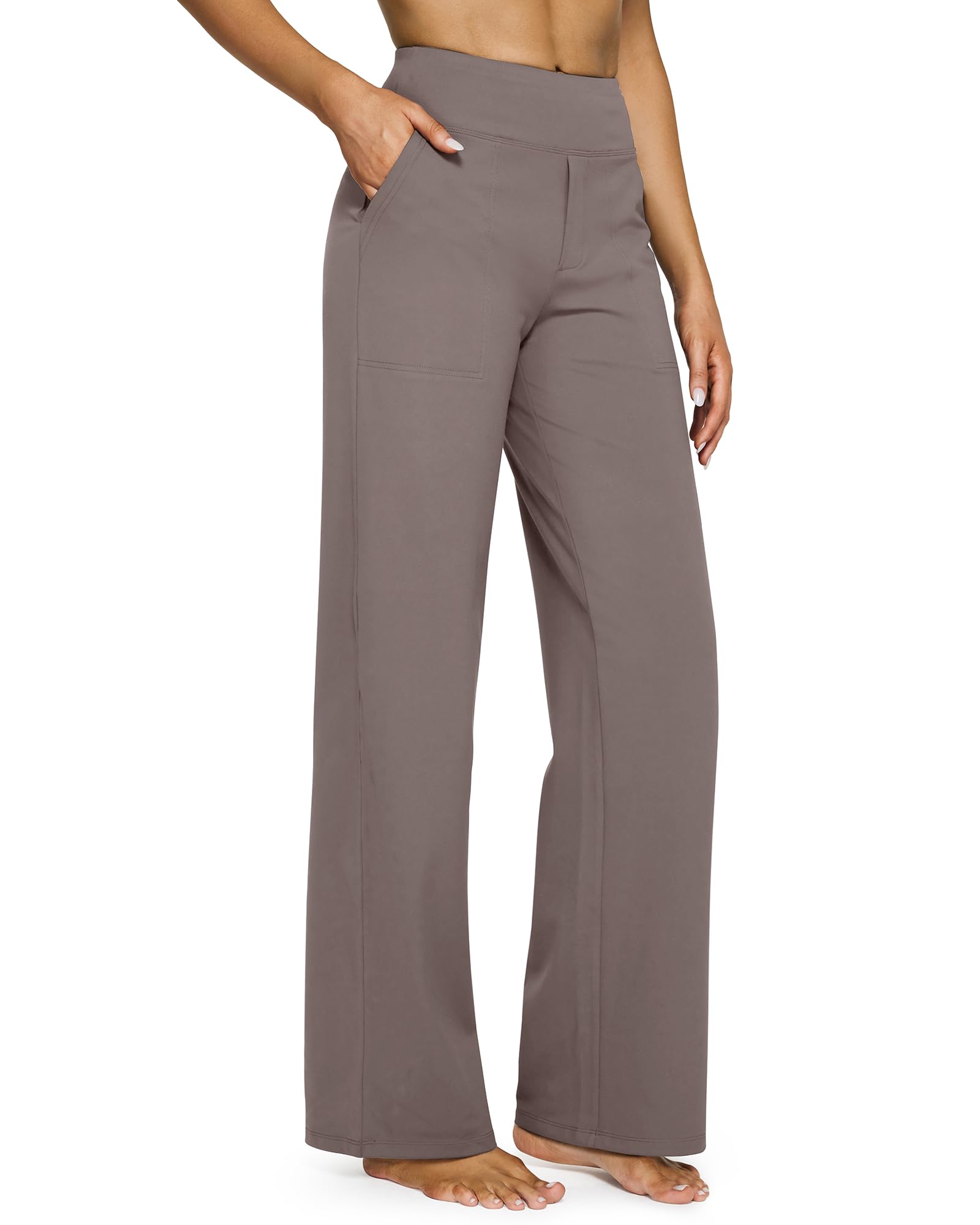 Women's High Waist Stretch Casual Yoga Wide Leg Pants(Buy 2 Free Shipping)