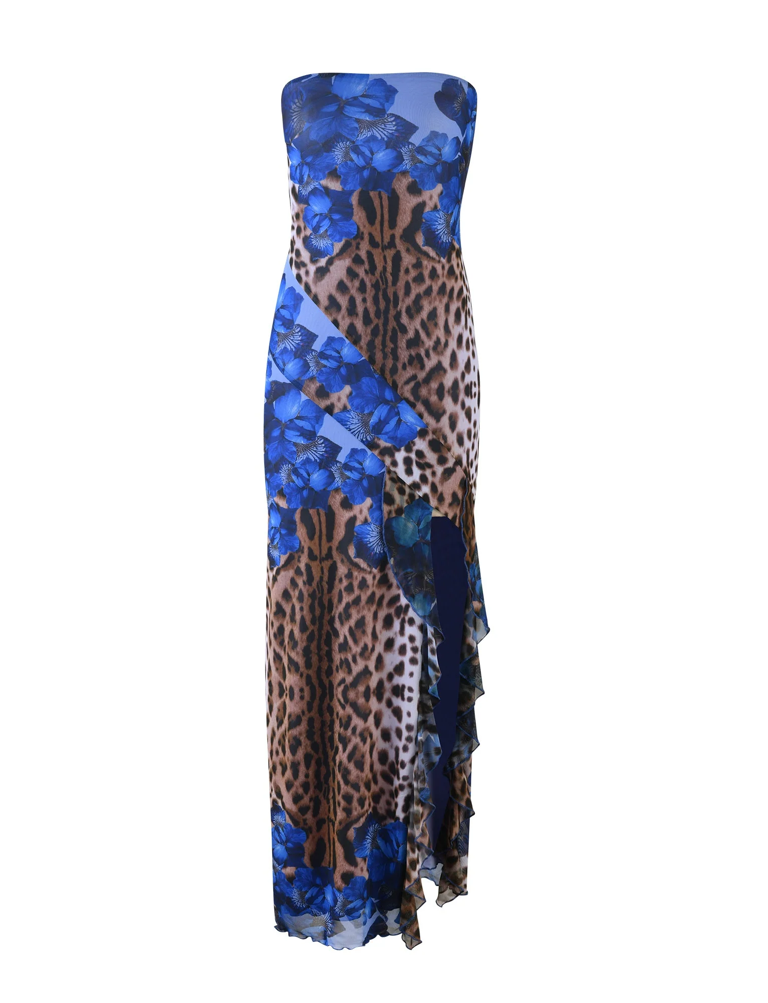 🔥🔥🔥🔥Mesh bandeau maxi dress