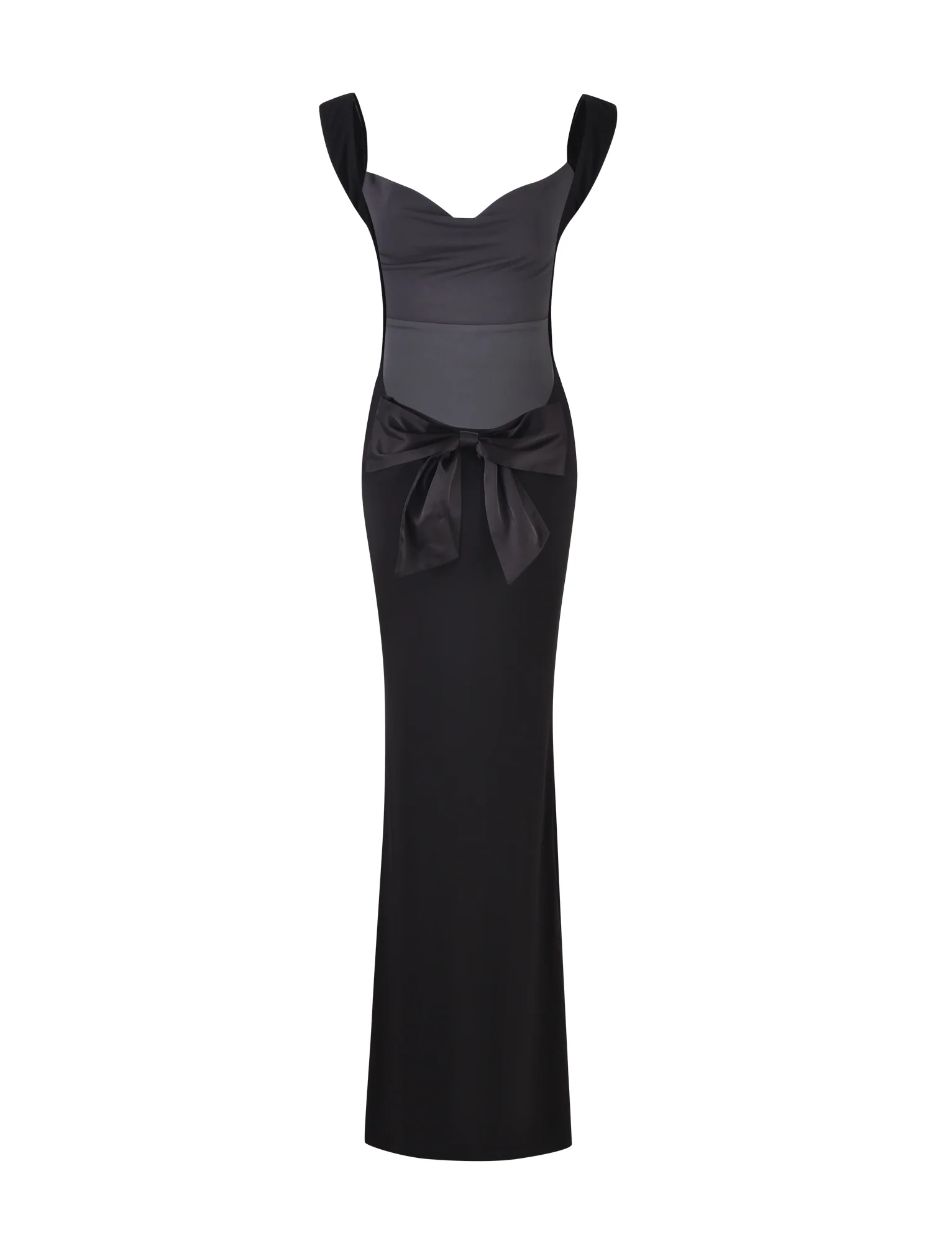 🔥🔥🔥🔥Satin bow maxi dress