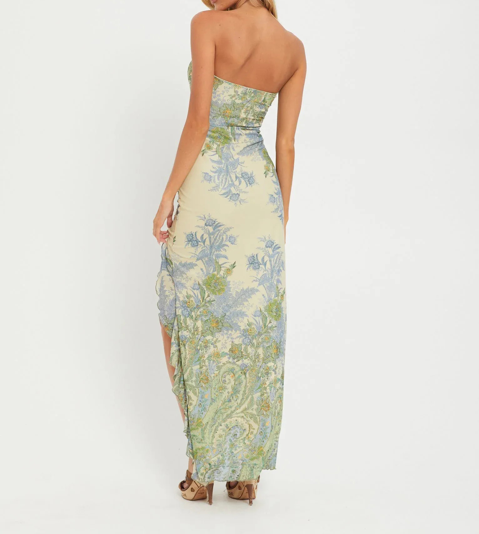 🔥🔥🔥🔥Mesh bandeau maxi dress