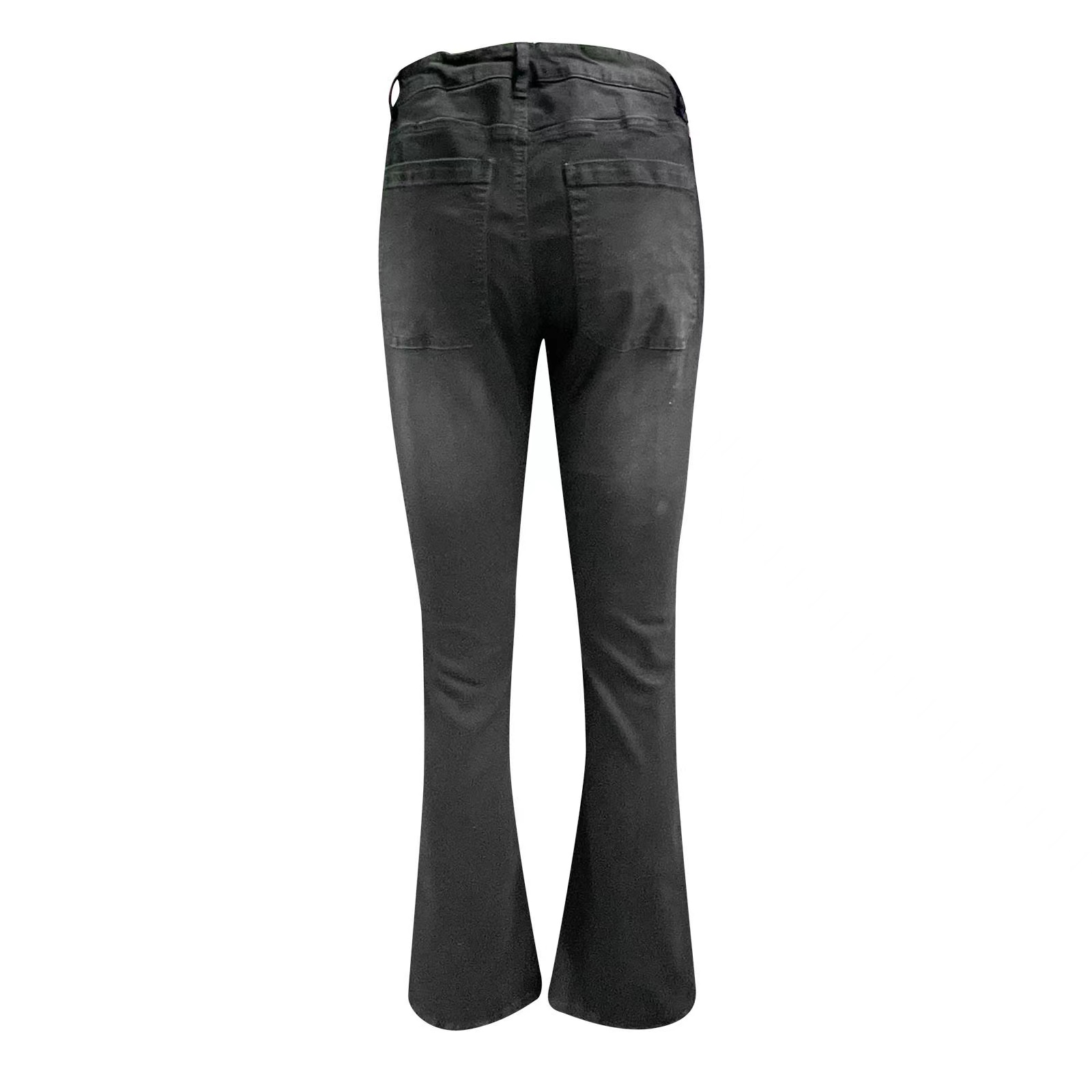 🔥🔥 🔥🔥70s High Rise Stretchy Buttons Bell Bottom Jeans