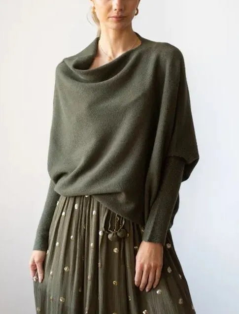 🔥🔥🔥🔥2024 Asymmetric Draped Jumper (Buy 2 Free Shipping)