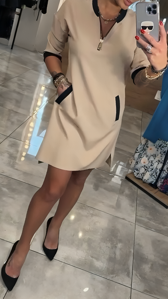 Vestido Manga Corta Lottie