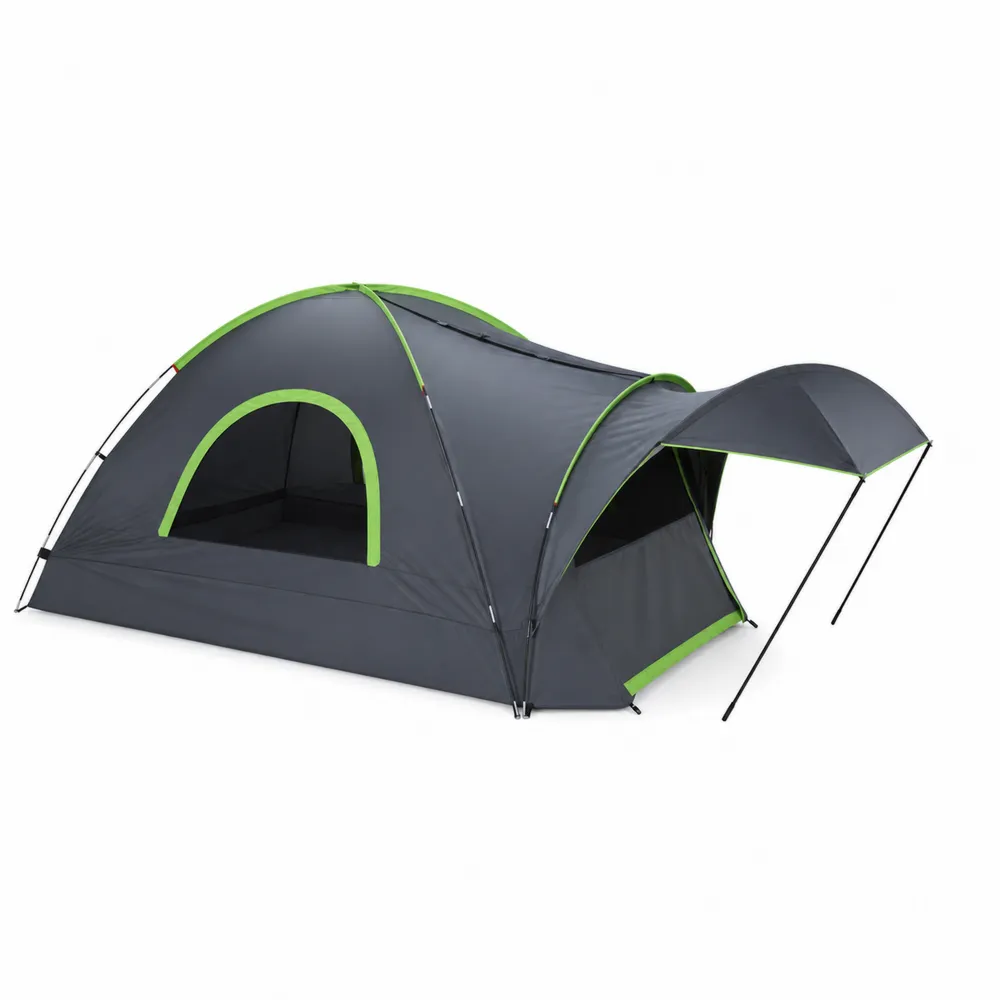 Tenda da Campeggio Igloo in Poliestere Impermeabile per 4 Persone
