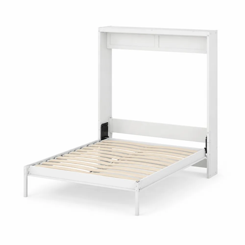 Letto a scomparsa in metallo bianco 200x140 cm
