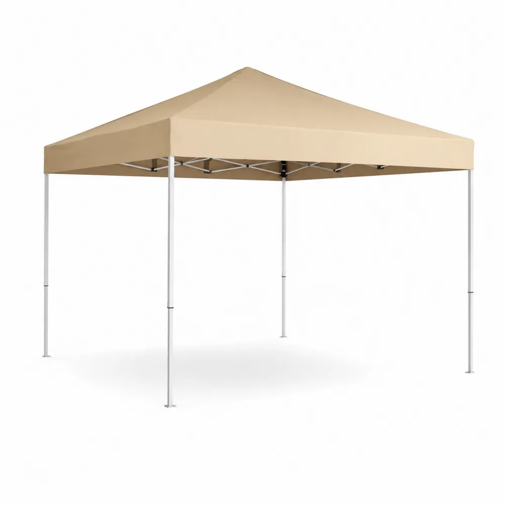 Gazebo pieghevole 3x3m in acciaio e poliestere