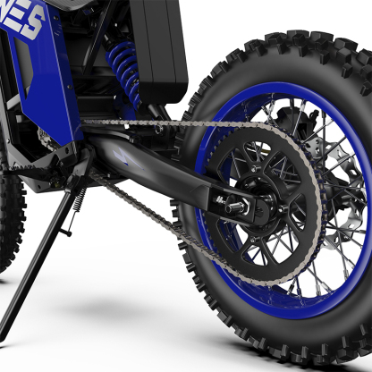 Zawes GT1 Offroad Elektro Dirt Bike mit 5400W Motor, 60V 28Ah Batterie, 80 km/h Höchstgeschwindigkeit, 90 km Reichweite und 14"/12" Reifen