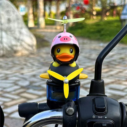 Yellow Duck Scooter Pendant