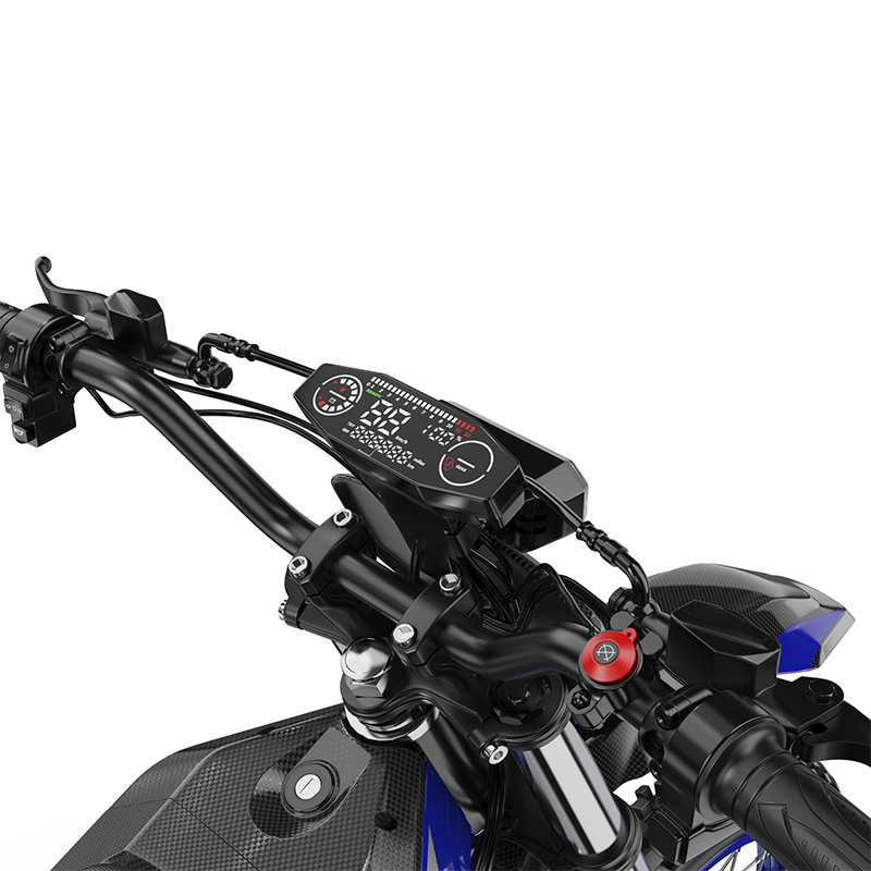 Zawes GT1 Offroad Elektro Dirt Bike mit 5400W Motor, 60V 28Ah Batterie, 80 km/h Höchstgeschwindigkeit, 90 km Reichweite und 14"/12" Reifen