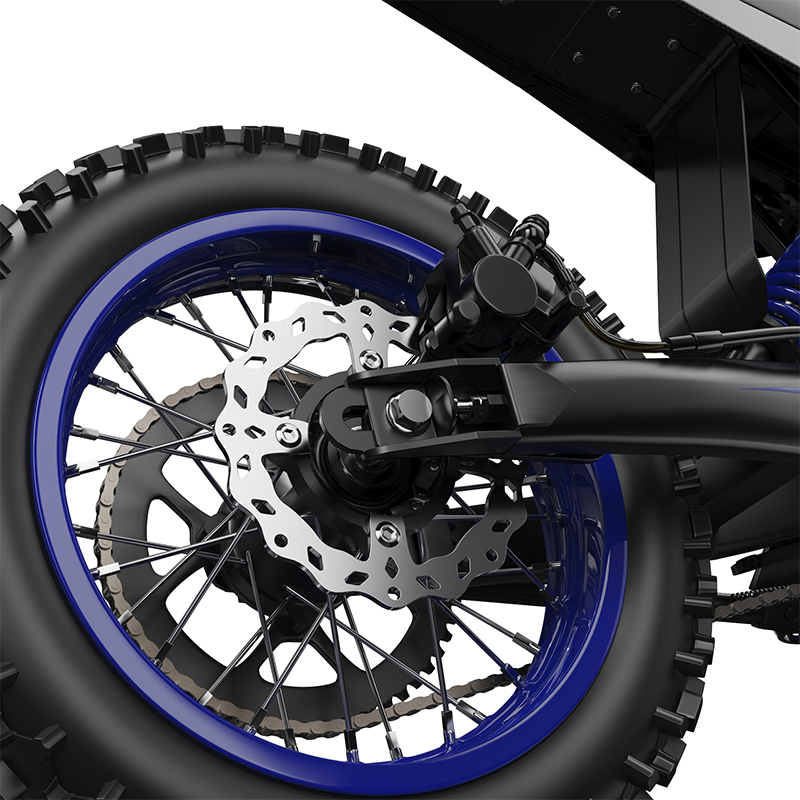 Zawes GT1 Offroad Elektro Dirt Bike mit 5400W Motor, 60V 28Ah Batterie, 80 km/h Höchstgeschwindigkeit, 90 km Reichweite und 14"/12" Reifen