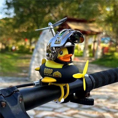 Yellow Duck Scooter Pendant