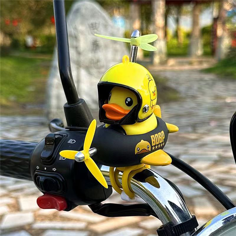 Yellow Duck Scooter Pendant