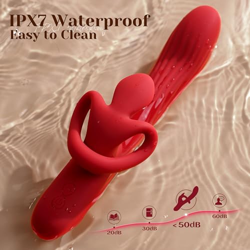 🎁Toendi Rose Rabbit🎁 – 3-in-1 Rotary G-Spot Vibrator Designed for Female Pleasure💦