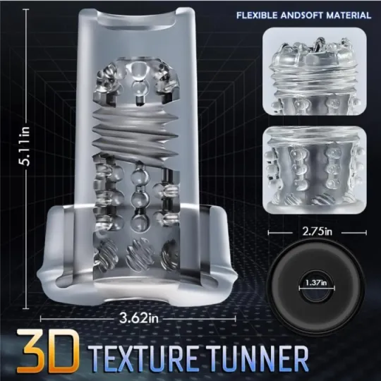 💥🚀2 in 1 Elektrischer Männlicher Masturbator Penis Pump: Dein Weg zur Höchsten Lust💖