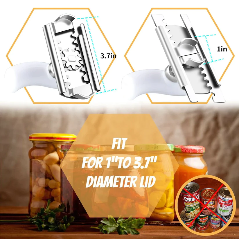Easy Open Adjustable Grip Can Opener